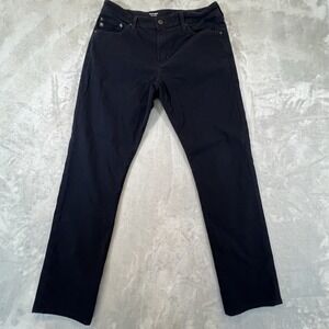 Adriano Goldschmied Jeans Everett Slim Straight Men 33x34 Meas 34x31.5 Dark Blue
